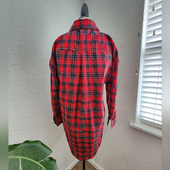 Passport Buffalo Print Button-up Long Sleeve Dress - Picture 3 of 4